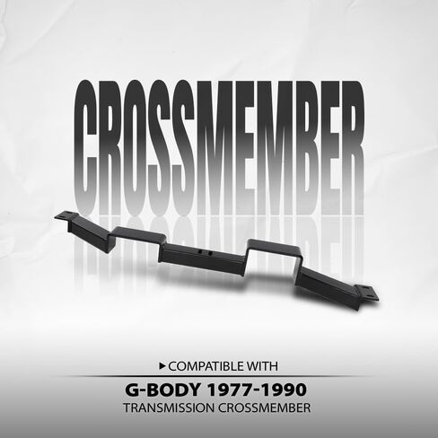 G-PLUS Transmission Crossmember Compatible with B-Body 1977-1990 Black in Saudi Arabia