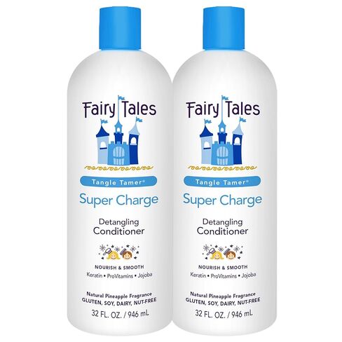 Fairy Tales Tangle Tamer Super Charge - Detangling Conditioner for Kids - Paraben Free, Sulfate Free, Gluten Free, Nut Free- 32 oz in Kuwait