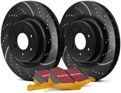 EBC S5KR1310 Stage-5 Superstreet Brake Kit, BLACK in Saudi Arabia
