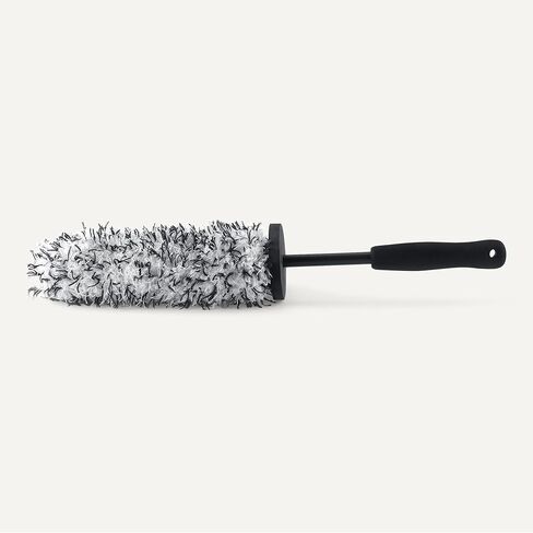 Amazon Basics Microfiber Wheel Cleaner Brush, for Rim Cleaning and Car Detailing, 16.54'' Length, Gray in Saudi Arabia