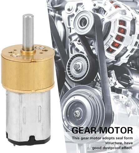 DC 6V Gear Motor, 14MM N20 Micro Metal Motor for Robot DIY (60RPM) in Saudi Arabia