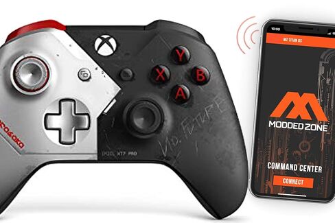 MODDEDZONE Rapid Fire Custom Modded Controller compatible with Xbox One S/X 40 Mods for All Major Shooter Games (3.5 mm jack) (420) in Saudi Arabia