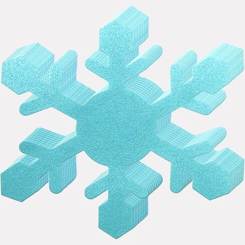 72 Pieces Paper Snowflakes Cutouts Christmas Snowflakes Shapes Paper Winter Snowflake Decoration Snowflake Bulletin Board Cutouts Snowflake Classroom Decor for DIY Craft Holiday Xmas Party Supplies in Saudi Arabia