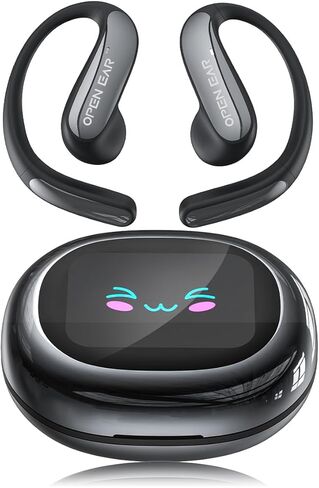 سماعات أذن للترجمة بتقنية الذكاء الاصطناعي، سماعات أذن لمترجم اللغة في الوقت الفعلي لـ 135 لغة، سماعات صوتية مترجمة باللغة الإنجليزية، سماعات بلوتوث 6.0 LCD تعمل باللمس، مثالية لتعلم الأعمال أثناء السفر مع التطبيق in Kuwait