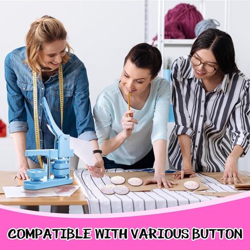 200 Sets 2.25 Inch 58mm Button Maker Supplies for Pin Maker Machine Kit Including 200 Holographic Sparkling Films, 100 Laser Back 100 Starry Back and 200 Shell for Button Press in Saudi Arabia