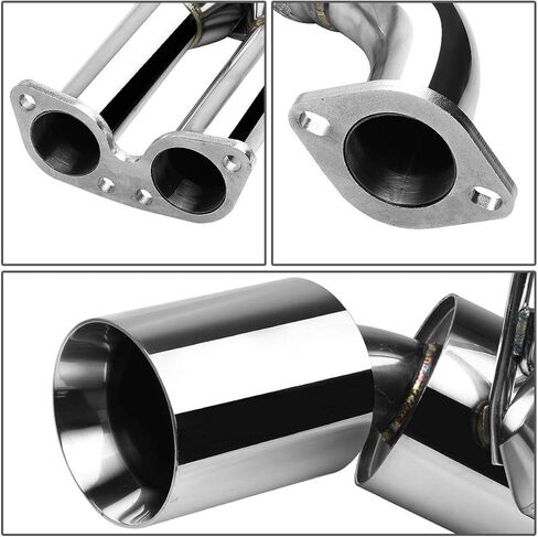 DNA MOTORING CBE-370Z-D-T2 Stainless Steel Cat Back Exhaust System [Compatible with 09- Nissan 370Z] in Kuwait