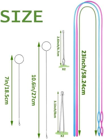 Drawstring Threader Tool Set - Loop Turner Sewing Tool for Easy Hoodie, Jacket, and Pants Threading, Bodkin Sewing Tool for Drawstrings and Cords in Saudi Arabia