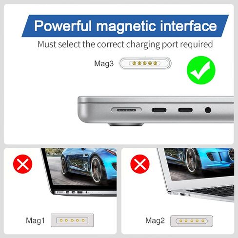 استبدال شاحن Mac Book Air، محول موصل تيار مستمر مغناطيسي بقدرة 45 وات لجهاز Mac Book Air 11 بوصة و13 بوصة (بين 2012-2017) in Saudi Arabia