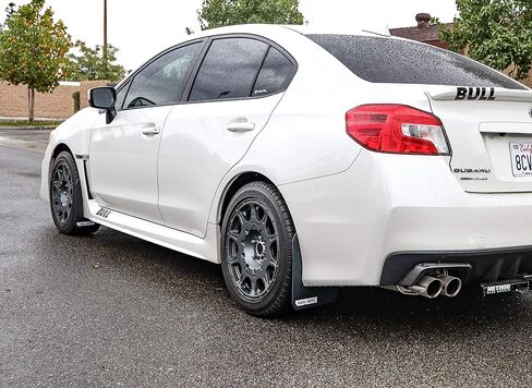لوحات الطين Rally من REK GEN مع شعار أحمر متوافقة مع 2015-2021 Subaru WRX/STI - تتضمن أدوات التركيب والتعليمات. in Kuwait