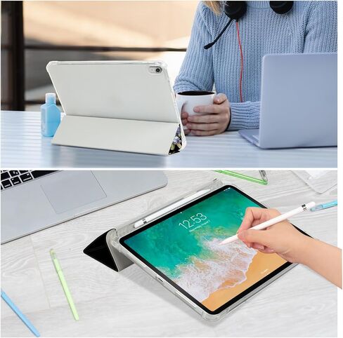 Vimorco iPad الجيل العاشر حافظة وردية اللون، حافظة iPad الفراشة الجيل العاشر تدعم معرف اللمس، حافظة iPad الجيل العاشر 10.9 بوصة 2022 زاوية قابلة للتعديل، غطاء iPad الجيل العاشر من الاستيقاظ/النوم التلقائي in Saudi Arabia