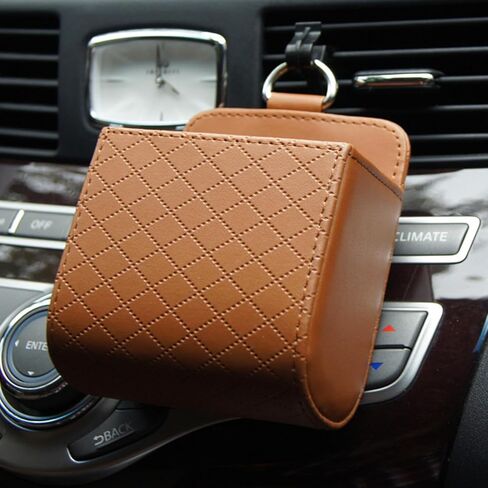 Car Air Vent Hanging Storage Box Organizer Space-Saving Holder Cell Phones Keys Cards Sunglasses Small Accessories Vehicle in Saudi Arabia