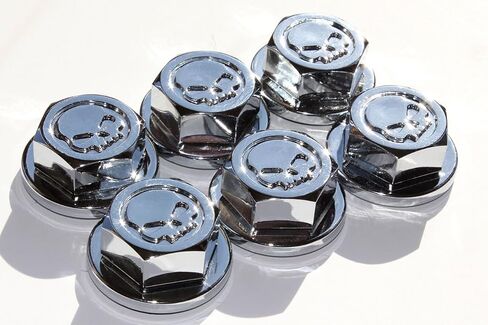 Bad Bolts Simulated Bolt Heads - Chrome Skull in Saudi Arabia