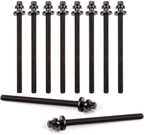 Head Bolt Kit - Compatible with 2009-2011 for Chevrolet Aveo 1.6L;2009-2011 for Chevrolet Aveo5 1.6L - Replace ES72389 in Saudi Arabia