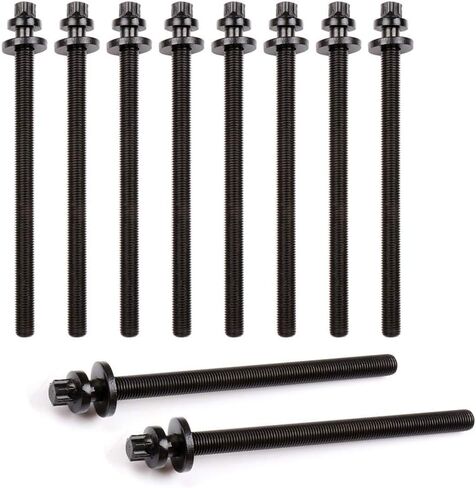 Head Bolt Kit - Compatible with 2009-2011 for Chevrolet Aveo 1.6L;2009-2011 for Chevrolet Aveo5 1.6L - Replace ES72389 in Saudi Arabia