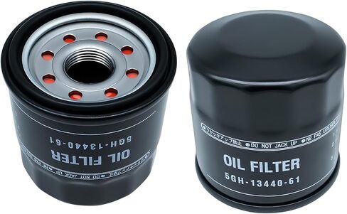 2 قطعة فلتر زيت متوافق مع ياماها 5GH-13440-30-00 5GH-13440-70-00 5GH-13440-61-00 5GH-13440-60-00 لمحرك ياماها الخارجي F15 F25 F50 F60 in Kuwait