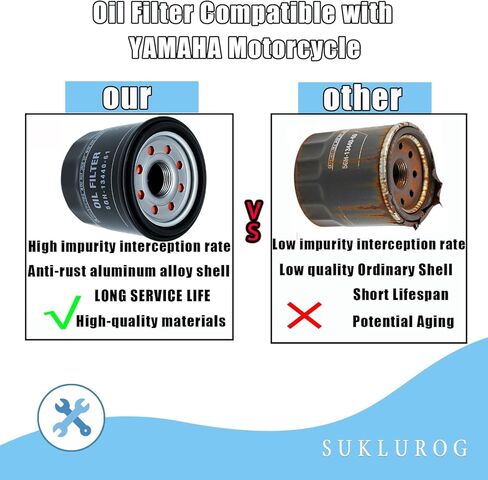 2 قطعة فلتر زيت متوافق مع ياماها 5GH-13440-30-00 5GH-13440-70-00 5GH-13440-61-00 5GH-13440-60-00 لمحرك ياماها الخارجي F15 F25 F50 F60 in Kuwait