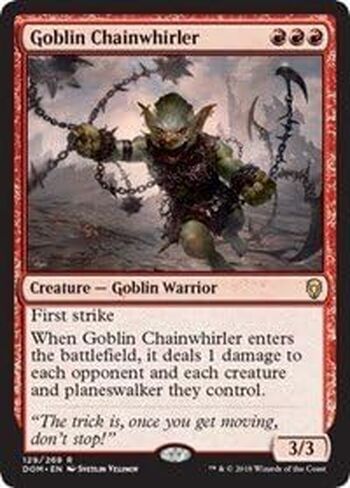 Goblin Chainwhirler - Dominaria in Saudi Arabia