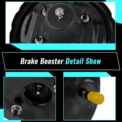 Vacuum Power Brake Booster Compatible with Acura RSX 2002 2003 2004 2005 2006 For Honda Civic 2001-2005 1.7L L4 2.0L L4 1.3L L4 53-2534 01469S6MA00 in Saudi Arabia