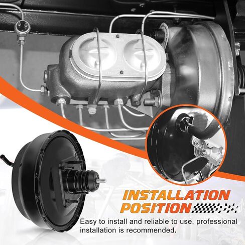 53-2653 Power Vacuum Brake Booster Compatible with Volkswagen Beetle 2012-2016, Bora 2005-2010, Jetta 2005-2016, Replace OE 1K1614106AD, 1K1614106AK, 1K1614106B, 1K1614106S in Saudi Arabia