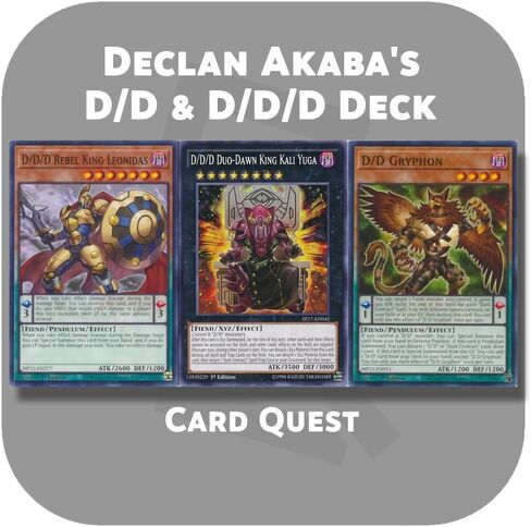 Complete Custom Deck for Yu-Gi-Oh! ARC-V - Declan Akaba's D/D & D/D/D Pendulum Deck in Saudi Arabia