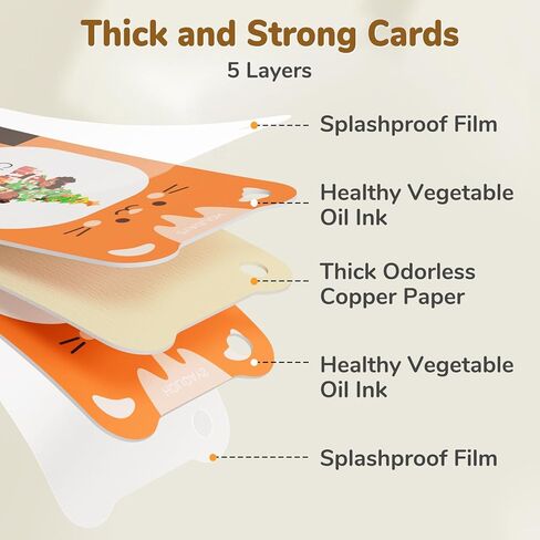JoyCat Talking Flash Cards for Toddlers 3-5, 314 Words with Durable Thick Cards & Clear Audio, Easy to Slide in and Out, Speech Therapy Toys, Birthday Gifts for Boys Girls in Saudi Arabia