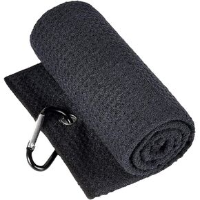Artpreti Funny Golf Towel, The Older I Get The Harder It is to Find My Balls - Golf Gifts for Men, Golf Accessories for Men, Embroidered Golf Towels for Golf Bags with Clip, Blue