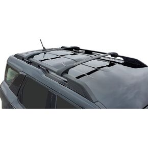 BRIGHTLINES Heavy Duty Anti-Theft Premium Aluminum Roof Rack Crossbars Compatible with 2021-2024 Ford Bronco Sport Base, Big Bend, Heritage, Outer Banks, Badlands, Heritage Limited and Free Wheeling