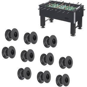 10 Pairs Table Football Bearing,Soccer Board Machine Shafts Bearings,5529 Foosball Table Shafts Covers Parts 15.8mm End Caps for Foosball Tabletop Bearing Machine for Table Ball Game Training