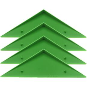 BESPORTBLE 4pcs Edge Protector Triangle Soccor Table Corner Foosball Machine Accessories Foosball Table Corner Ramps Table Corner Protector Table Corner Guard Triangle Table Corner Football