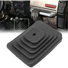 AUROLYNNE Shifter Boot & Retainer Bezel Kit Fits for TJ Wrangler 1997 1998 1999 2000 2001 2002 2003 2004 Replaces 53000056 52078558