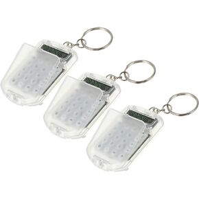 NUOBESTY 3pcs Mini Calculator Keychain Portable Pocket Electronic Calculator