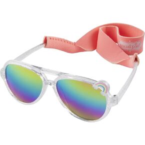 Mud Pie Girls Baby Sunglasses with Strap Set