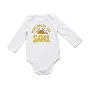 First Trip Around The Sun Toddler Shirt Retro One Year Old Shirt First Birthday Boho Onesie Unisex Baby Toddler Tee (0-6 Months, Here Comes The Son-Short SLeeve Romper)