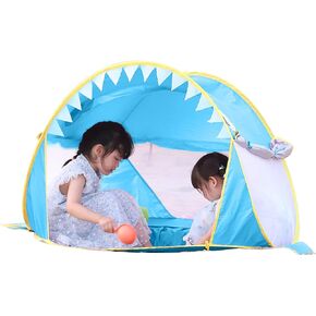 خيمة شاطئ للأطفال من كينبواز مع حمام سباحة، خيمة محمولة للحماية من أشعة الشمس مع عامل حماية من الأشعة فوق البنفسجية 50+ للأطفال الصغار الذين تتراوح أعمارهم بين 3-72 شهرًا (وردي) in Kuwait