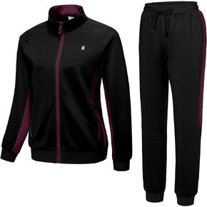 Little Donkey Andy Quick Dry Womens Sweatsuits 2 Piece Set, Stretch Breathable Jogging Suit for Women Durable Track Suit
