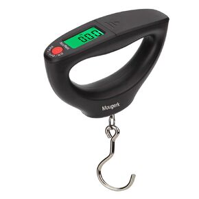 Mougerk 110lb 50kg Portable Digital Hanging Fish Scale Postal Scales, 2 AAA Batteries (Not Included)