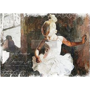 Redesign with Redesign Decoupage Decor Tissue Paper Redesign A1 Decoupage Rice Paper Mulberry Tissue Paper Ballerina Dancer,1 Sheet (23"x33") 655350653767