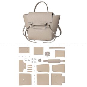 POPSEWING DIY Leather Bag Kit, Designer Belt Bag for Women, DIY Shoulder Bag for Adult, DIY Leather Bag Making Kit with Sewing Bag Kit, Inspired Bag for Girls, Personalized Gifts (DIY Kits)