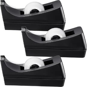 20 Pack Desktop Tape Dispenser Tape Roll Non Skid Base Tape Dispensers for Office Home School (Tape Not Included)
