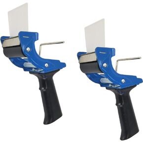 Set of 2 - Tape Dispenser Gun, 3 Inch Mousetrap Style, Light, Durable Tape Gun