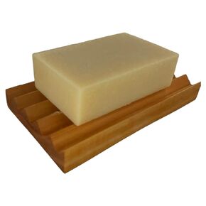 Wooden Soap Dish - Wooden Soap Holder for Bar Soap - Self-Draining Soap Dish for Shower Bathroom, Kitchen, Bathtub, Sponges - USA-Made Soap Dish, Food-Grade Mineral Oil Finish. (Cedar, 1 Pack)