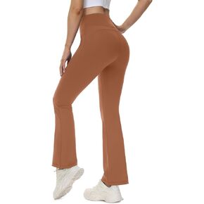 Rosemmetti Women's Bootcut Yoga Pants,High Waisted Flare Pants,Tummy Control Yoga Pants for Workout