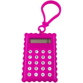 Office Electronics and Accessories Pocket Student Mini Electronic Calculator Biscuit Shape School Office Supplies Compact and Lightweight, Portable and Convenient