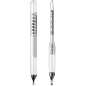 SP Bel-Art, H-B DURAC 0.700/2.000 Specific Gravity and 70/10 Degree and 0/70 Degree Baume Dual Scale Hydrometer for Heavy and Light Liquids (B61806-0000)