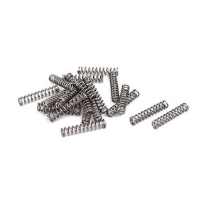 uxcell Compression Spring,304 Stainless Steel,3mm OD,0.5mm Wire Size,15mm Free Length,Silver Tone,20Pcs