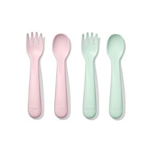 OXO Tot Plastic Fork & Spoon Multipack - Navy , 4 Piece Set