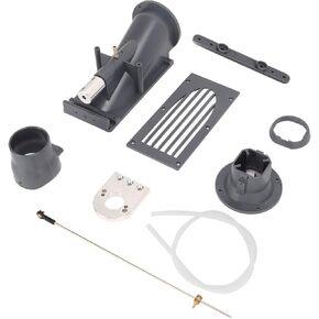 SUNGOOYUE 40MM RC Boat Jet Pusher, Oversized Caliber Pump Jet Remote Control Water Pusher Boat Thruster Plastic Jet Pusher (Grey)