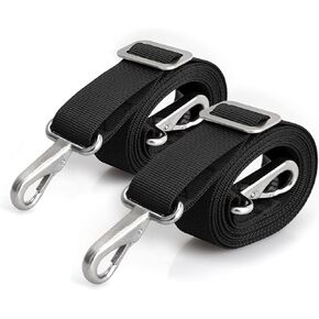 أشرطة علوية للقارب بيميني قابلة للتعديل، خطافان 24 بوصة ~ 60 بوصة أشرطة حزام المظلات البحرية، مع خطافات المفاجئة شديدة التحمل من الفولاذ المقاوم للصدأ، حزام نايلون ممتاز لمظلة القارب، ملحقات أجهزة مظلات القارب، حزمة من 2 in Kuwait