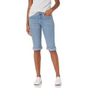 Rafaella Women's Slim Fit Denim Bermuda Short