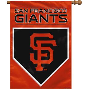 MLB San Francisco Giants 2 Sided House Banner, 28" x 40"/One Size, Team Color